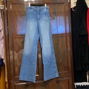 H&M high waisted flare jeans